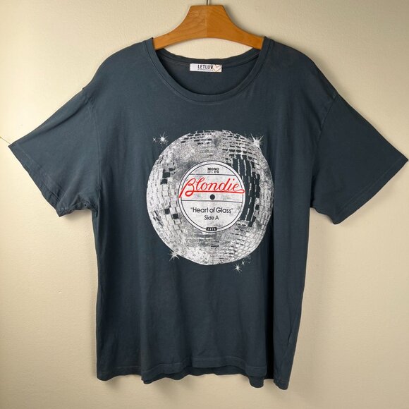 Letluv for Anthropologie Distressed Blondie Printed Tee - Picture 9 of 12